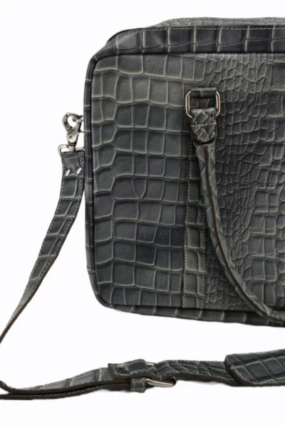 139.webp Leone Croc Effect Leather Corporate Bag
