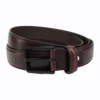 Burgundy shaded belt Burgundy Shaded Leather Belt