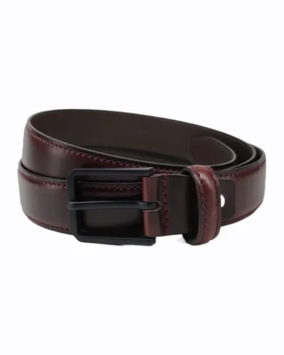 Burgundy shaded belt Burgundy Shaded Leather Belt