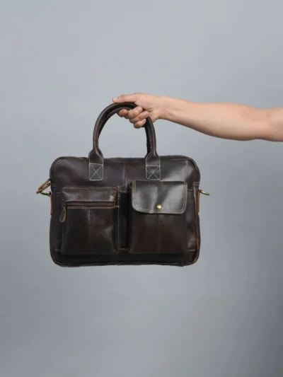 167.webp Pierre Leather Office Briefcase