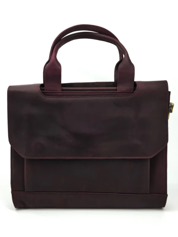 Nero burgundy leather bag