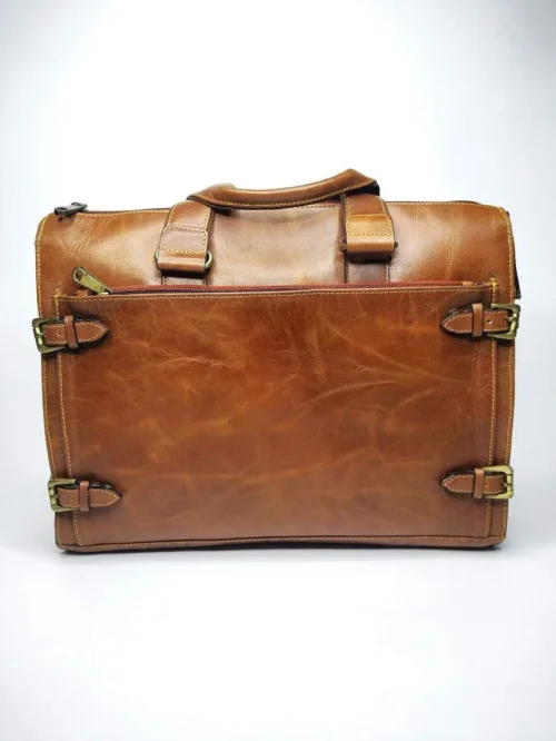 Vintage leather work bag for mens