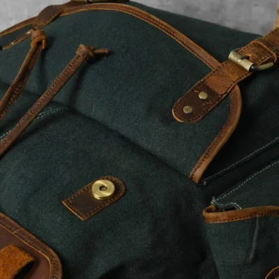 ogbckpk Squalo vintage drawstring canvas backpack