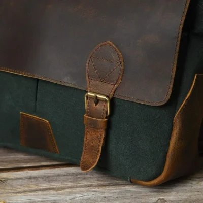 Squalo vintage canvas work bag